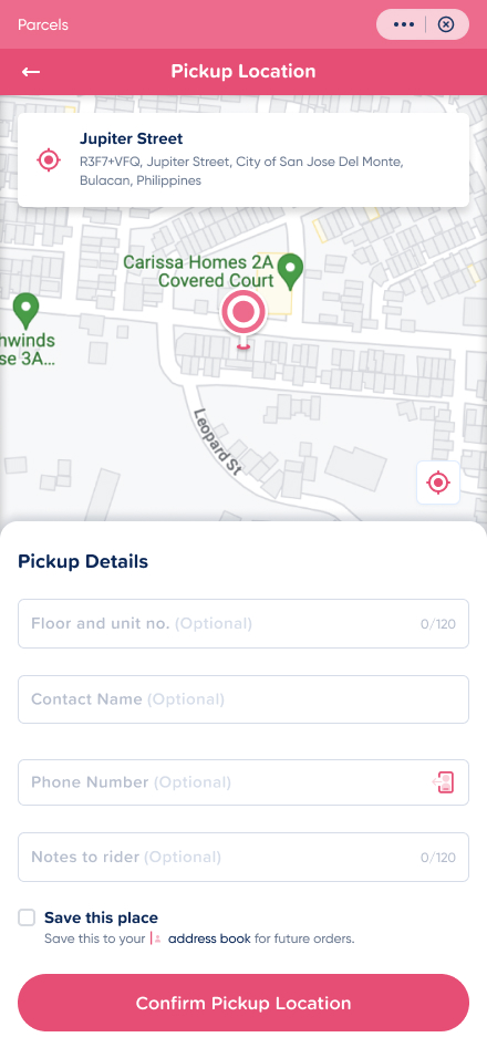 Search by places